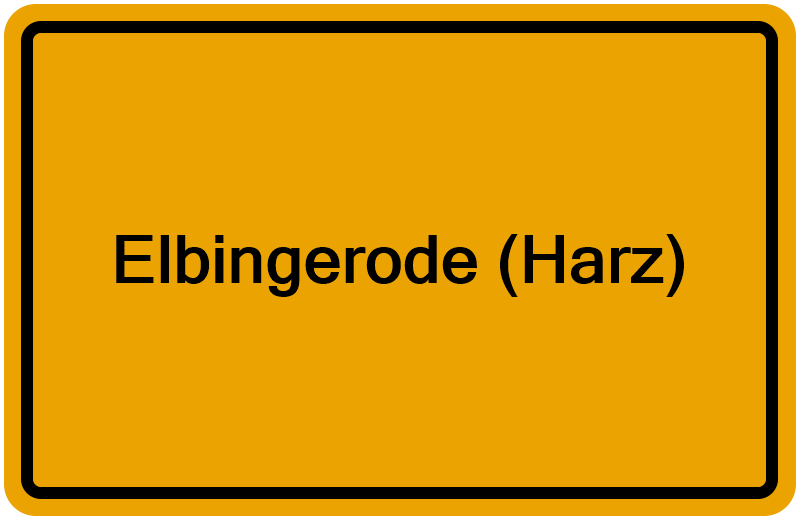 Handelsregisterauszug Elbingerode (Harz)